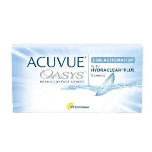 Lentes de contacto Acuvue para Astigmatismo.